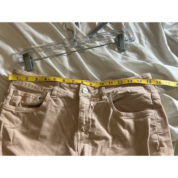 Closed Baker Light Pink Velvet Skinny Pants Size 30 - Picture 10 of 13